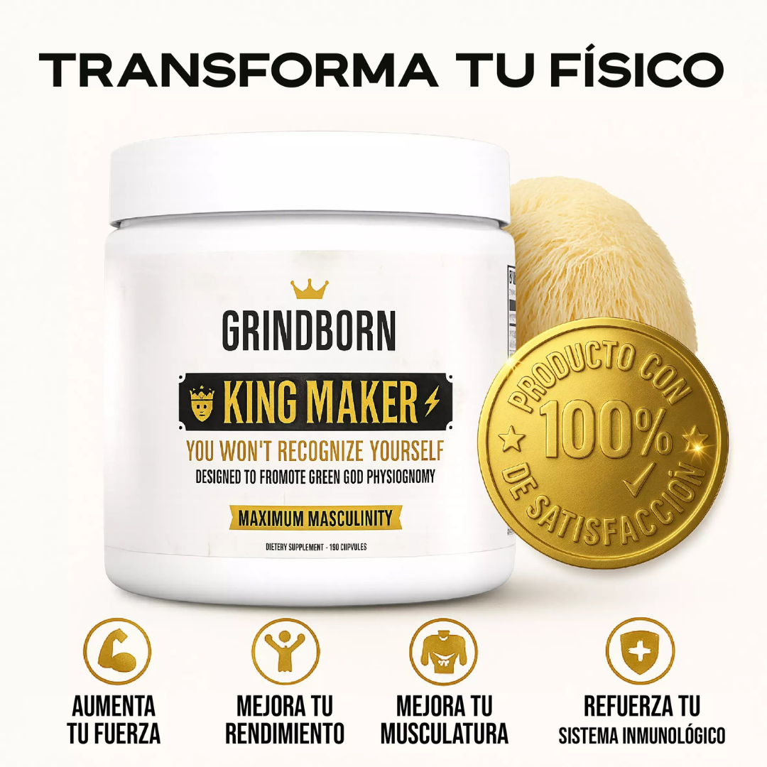 Grind King Maker Suplemento Fuerza Y Libido Hombre
