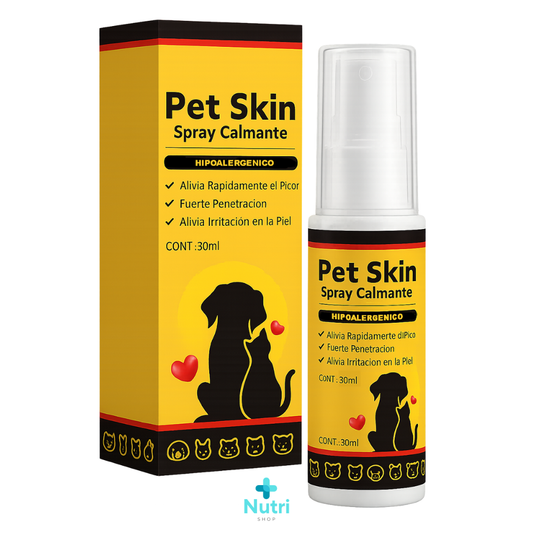 PetSkin-Tratamiento Natural para Piel Roja Irritada con Granitos o Dermatitis